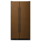 Jenn Air JCB2588WER 72 inch Cabinet Depth Side-By-Side Non-Dispensing Refrigerator with Twin Fresh Electronic Climate Control, Automatic Ice Maker , and Adjustable, Spill-Proof Slide-Out Glass Shelves