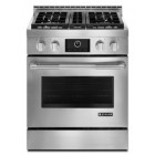 Jenn Air JGRP430WP 30 inch Pro-Style Gas Range with MultiMode Convection, One 20,000 BTU Stacked PowerBurner, 4.1 Cu. Ft. Oven Capacity, CustomClean&trade; Self-Cleaning with Adjustable Levels  