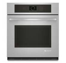 Jenn Air JJW2327W 27 inch Single Wall Oven with 4.3-Inch Full Color Menu-Driven LCD Display, CustomClean Self-Cleaning Oven with Adjustable Levels and Automatic Lock and Delay-Start Cooking & Cleaning