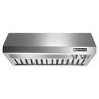 Jenn Air JXU9136WP 36 inch Pro-Style Low Profile Under Cabinet Hood with 600 CFM High Performance Blower, 4 Fan Speed Settings,  Dishwasher-Safe Stainless Steel Baffle Filters and 2 Lighting Levels 
