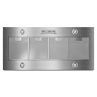Jenn Air UXL6048YSS 48 inch Custom Liner, Blower Sold Separately, Hidden 3-Speed Slide Controls, 4 Halogen Light w/Night Light, Dishwasher Safe Filters, Auto On Sensor, Vent Only