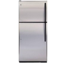 GE GTRL0HBZ Top Mount Refrigerator, 20 cu.ft. with NeverClean Condenser, Upfront Temperature Controls, Reversible Door and Gallon Door Storage   