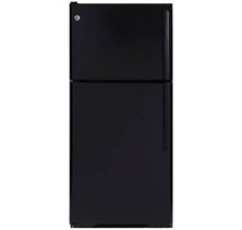 GE GTRC0KBZ Top Mount Refrigerator, 20 cu.ft. with NeverClean Condenser, Upfront Temperature Controls, Gallon Door Storage and Reversible Door 