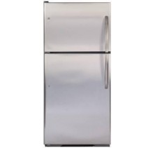 GE GTRS0KBZ Top Mount Refrigerator, 20 cu.ft. with NeverClean Condenser, Upfront Temperature Controls, Gallon Door Storage, Clear Snack Pan and Reversible Doors  