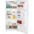 GE GTS16GBBRWW Top Mount Refrigerator, 28in, 15.7 cu.ft, with Upfront Temperature Control, 2 Full-Width Glass Shelves, 2 Clear Vegetable Crispers, Clear Snack Pan and Reversible Door    