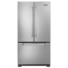 Kitchen Aid KFCP22EXMP Counter Depth French Door Refrigerator, 36in, 22 cu.ft, (Pro Line Series) with Automatic Ice Dispenser, ClearVue bins, Adjustable SpillClean glass shelves and Pull-out Freezer 