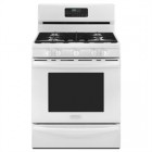 Kitchen Aid KGRS206XWH Freestanding Gas Range, 30in, with 5 Sealed Burners, 5.1 cu. ft. Self-Cleaning Convection Oven, Continuous Grates, Easy Convect Temp. System and Storage Drawer