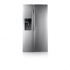 Samsung RSG307AARS Side by Side Refrigerator, 36 in, 29.6 cu.ft Twin Cooling Plus System, ClearView Indoor Icemaker, Contour Door, LED Lighting (Tower LED in FF and FZ), LED Lighting in Crispers, 