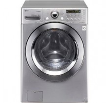 LG WM3360H Front Load Washer, 27 in, 4.5 cu.ft, with 12 Wash Cycles, SteamFresh/Allergiene Cycles, 9 Options, 1,200 RPM Spin Speed and Dual LED Display