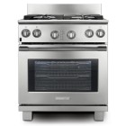 Electrolux Icon E30DF7CGPS Freestanding Duel Fuel Range, 30 in, 4.2 cu.ft, with 4 Sealed Burners, Third Element European Convection System, Multi-Stage Cooking with Temperature Probe