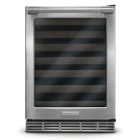Electrolux Icon E24WC75HPS Built In Undercounter Wine Cooler, 24 in, 48-Bottle Capacity, 7 Smooth-Glide Maple Trimmed Racks, Theatre-Style Lighting, Acoustic Alarms and Fully Integrated Control Panel
