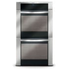 Electrolux Icon E30EW8CGSS (Clearout) Double Wall Oven, 30 in, 4.2 cu.ft, Upper/Lower Oven, with CustomConvect3 Convection Ovens, 6 Smooth-Glide Racks, Temperature Probe, Halogen Lighting and Wave-Tou