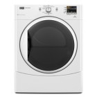 Maytag MGDE201YW Front Load Gas Dryer, 27 in, 6.7 cu.ft, with Wash Cycles, 5 Temperature Settings, Wrinkle Prevent, Damp Dry and IntelliDry Sensor
