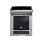Electrolux EW30IS6CJS Slide In Induction Range, 30 in, 4.2 cu.ft, with Wave-Touch Controls, Self Clean, True Hidden Bake, True Convection w/2500 watt Element & Variable Speed Fan, Convect Conversion