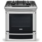 Electrolux EI30GS5CJS Slide In Gas Range, 30 in, 4.2 cu.ft, with IQ-Touch Controls, Self Clean, True Convection w/350 watt Element & Variable Speed Fan, Convection Conversion