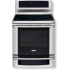 Electrolux CEW30EF6GS Freestanding Electric Range, 30 in, 5.7 cu.ft, with Wave-Touch Controls, Self Clean, True Hidden Bake, True Convection w/350 watt Element & Variable Speed Fan and Convection  