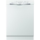 Bosch (SHE3AR52UC) Ascenta Silence Rating: 50 dBA&bull; 4 Wash Cycles:Power Scrub, Regular Wash, Auto Wash, Half Load&bull; 2 Options: Sanitize, Delay Start (3/6/9)&bull; Standard Upper Racks, 1 flip tine 
