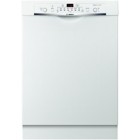 Bosch (SHE3AR72UC) Ascenta Silence Rating: 50 dBA &bull; 6 Cycles: Power Scrub, Regular Wash, Auto Wash, Half Load, Delicate Wash, Quick Wash &bull; 2 Options: Sanitize, Delay Start (3/6/9) 