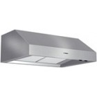 Bosch (DPH30652UC) 800 Series 30 inch Pro Style Under Cabinet Hood Ventilation, Front Controls,  2 Halogen Surface Lights, 600 CFM, Vertical/Horizontal Discharge, Dishwasher Safe Filters