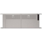 Bosch (DHD3614UC) 800 Series 36 inch, 14 inch rise retractable intake, stainless steel, mechanical controls, full-face filters, slide-switch control, dishwasher-safe filter, 3-speed control