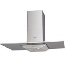 Bosch (DKE9665PUC) 800 Series 36 inch, Glass Canopy Hoods, Front Center Controls, Easy-to-read Digital Display, Wall Mount, 2 Halogen Lights, 4 Speed Settings, 54 dB Decibel Rating, 600 CFM