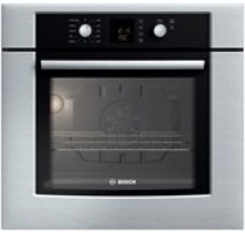 Bosch (HBL3450UC) 300 series, 30 inch, Capacity: 4.7 cu.ft., Convection Bake, Broil, Roast, Flush-to-Cabinet Design, Ergonomic Dials with Glass Touch Control, Recessed Heating Element