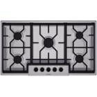Bosch (NGM3654UC) 300 Series 36 inch, 5 burners, 14K BTU Max, low profile continuous grates, front centre control knobs, auto re-ignition, recessed maintop