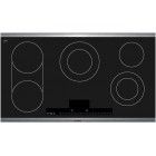 Bosch (NET5654UC) 500 Series 36" Electric Cooktop: Sleek Touch Control w/ 17 Settings&bull;Features PreciseSelect&trade; &bull;Front and Back Stainless Steel Strip &bull; Bridge element &bull; 2 Dual elements &bull; Clean Lock