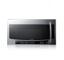 Samsung SMH2117S Over the Range Microwave, 30 in, 2.1 cu.ft, with 10 Power Levels, 2 Cooking Stages, Auto Defrost, Sensor cook and 400 CFM  