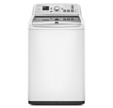 Maytag Bravos MVWB950Y Top Load Washer, 28 in, 5.3 cu.ft, with PowerWash Cycle, PowerSpray Technology, Optimal Dispensers, Cold Wash Cycle and 10-Year Limited Parts Warranty On Washer Motor    