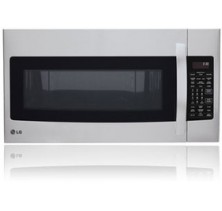 LG LMVH1711ST Over the Range Microwave, 30 in, 1.7 cu.ft with Convection Technology, Sensor Cooking, Auto Defrost, One Touch Setting and Add Time Controls   