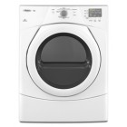 Whirlpool Duet WGD9151YW Front Load Gas Dryer, 27 in, 6.7 ci.ft, with 9 Wash Cycles, Eco Normal Cycle, Wrinkle Shield Option, 5 Temperature Settings and Sensor Drying 