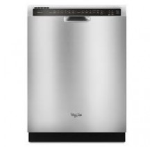 Whirlpool Gold WDF730PAY Dishwasher, 24 in, with 15-Place Settings, 6 Wash Cycles, Sensor Cycle, 7 Options, PowerScour Option, Adjustable Upper Rack and 55 dBA 