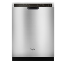 Whirlpool Gold WDF750SAY Dishwasher, 24 in, with 15-Place Settings, 5 Wash Cycles, Sensor Cycle, 6 Options, Sani Rinse Option, Stainless Steel Interior and 51 dBA 
