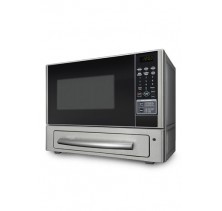 LG LMP1171SS Countertop Microwave with Oven, 20 in, 1.1 cu.ft, with 1400 Watt Baking Oven, Add Time Controls, Child Lockout and Auto Defrost 