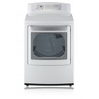 LG DLE4801W Front Load Electric Dryer, 27 in, 7.1 cu.ft, with Sensor Dry System, Quiet Running System, Flow Sense Duct Clogging Indicator and Electronic Contol Panel with LED Display