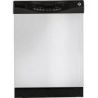 GE GLD5664VSS Dishwasher, 24 in, with 14 Place Settings, 4 Cycles, 5 Options, SaniWash, Steam PreWash, 5-Stage Filtration, Hard Food Disposer and 57 dBA