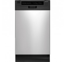 Frigidaire FFBD1821M Full Console Dishwasher 18 in with 6 Wash Cycles, 4 Wash Levels, Energy Saver, Delay Start and Stainless Steel Interior