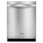 Whirpool WDT910SAYM Fully Integrated Dishwasher with 15-Place Settings, 6 Wash Cycles, Sensor Cycle, 7 Options, PowerScour Option, Stainless Steel Interior and 51 dBA: Monochromatic Stainless Steel