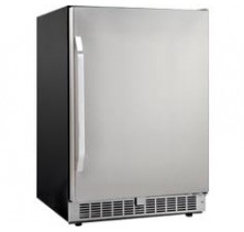 Danby DAR154BLSST Undercounter All-Refrigerator, 24 in, with 5.4 cu. ft. Capacity, Glass Shelves, Gallon Door Storage, Audible Alarm, Digital Thermostat and LED Display