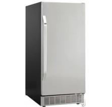 Danby DIM3225BLSST Undercounter Ice Maker, 15 in, with 32 lbs. Daily Production, 25 lbs. Storage Capacity, Built-in Drain Pump, 3 Ice Cube Sizes and Stainless Steel Ice Scoop