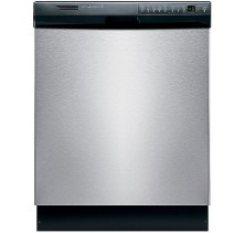 Frigidaire FDB2410HI Dishwasher, 24 in, with 5 Wash Cycles, 3 Options, 12 Place Settings, Self-Cleaning Filter, Hard Food Disposer and Silent Design Sound Insulation