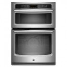 Maytag MMW9730AS Microwave/Wall Oven Combination, 30 in, with EvenAir True Convection System with Auto Conversion, Hidden Bake Element, High/low variable broil and Heavy Duty Roll-Out Rack