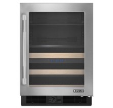 Jenn-Air JUB248 Under Counter Beverage Centre, 24 in, 5.4 cu.ft, with 22-Bottle Capacity, 2 Roll-Out Racks, LED Temperature Display and 3 Temperature Zones