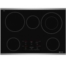 Jenn-Air JEC4530Y Electric Cooktop, 30 in, with Glass-Touch Electronic Controls, 5 Radiant Elements, Hot Surface Indicator Light, Simmer Function and Environmentally Friendly Schott Ceran Glass 