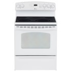 GE Allura JCBP720DRWW Freestanding Electric Self Clean Range, 30 in, 5.0 cu.ft, with TrueTemp baking system, Hot Surface indicator light, 6 Oven Rack Positions, Auto Oven shut off and Delay Start 