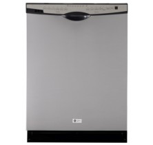 GE Allura GDWF8 Built In Dishwasher with Front Console, 24 in with Stainless Steel Interior, 1-12 hour delay start, 3 wash arms, Heated Dry, Child Lock and Front ventilation  