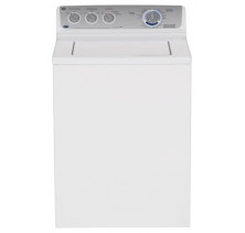 GE Allura GMAN3000MWS Top Load Washer, 27 in with Stainless Steel Interior, 3 Wash and Rinse Temperatures, 630RPM, RainShower Wash System and 3 Water Levels 