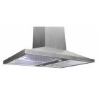 Cyclone SC52036SS Chimney Island Canopy Hood, 36 in, 550 CFM, with Top Venting Only, Push Button Control, Three Speed Settings and Time Delay.