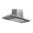 Cyclone SC53036SS Chimney Island Canopy Hood, 36 in, 550 CFM, with Top Venting Only, Push Button Control, Three Speed Settings and Time Delay. 